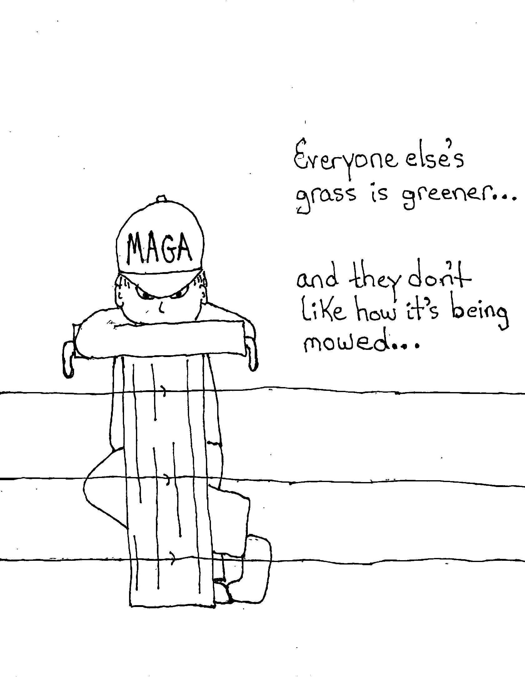 Grass Mowed Wrong