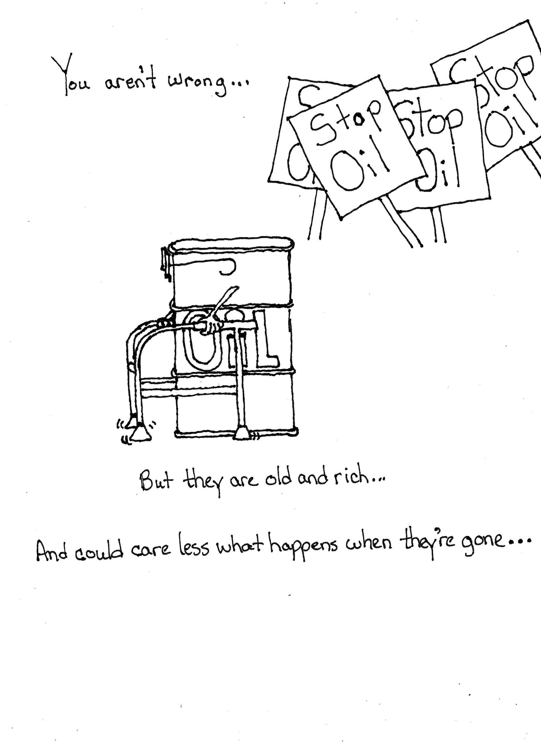 Old Oil Dying