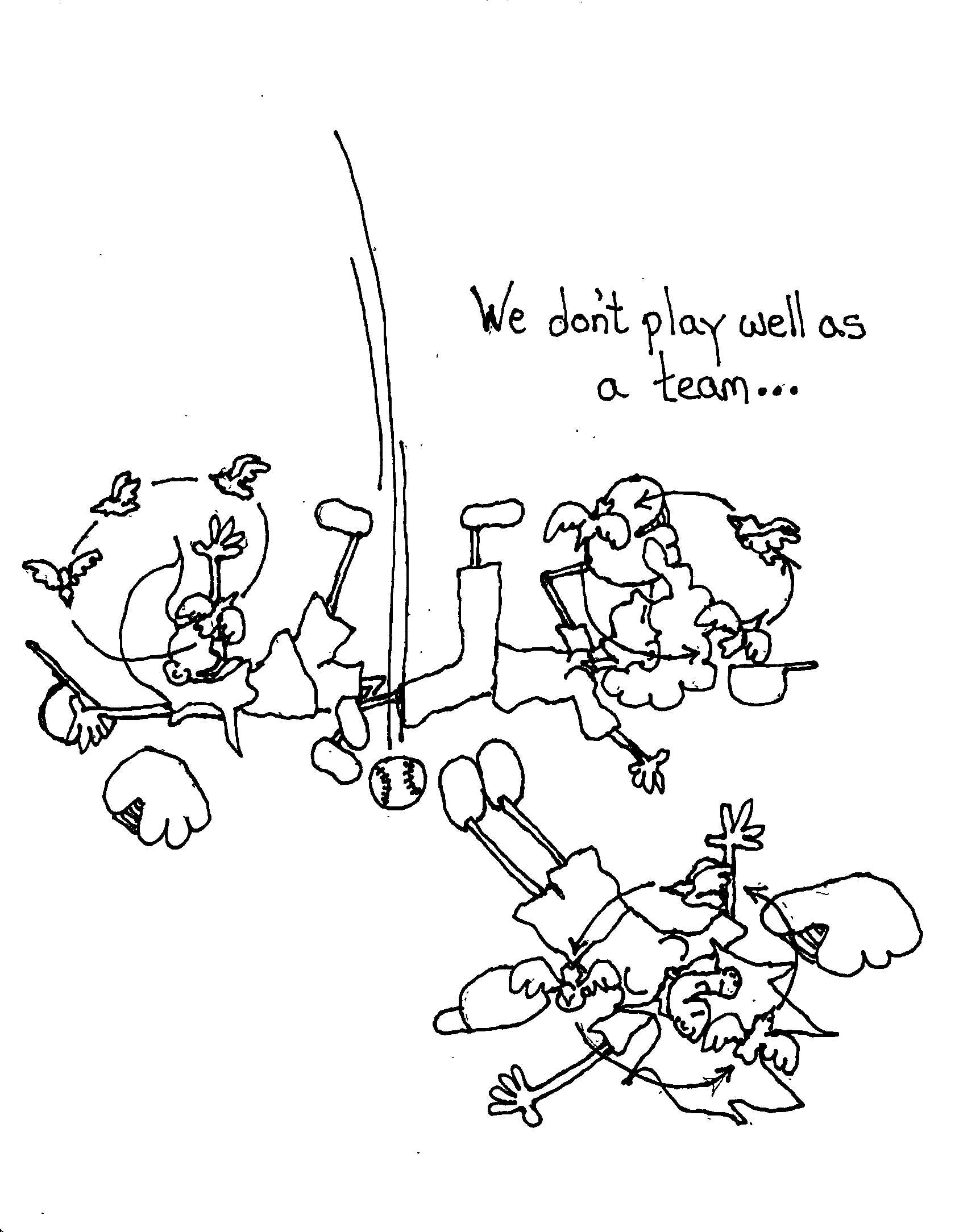 We Do Not Play As A Team