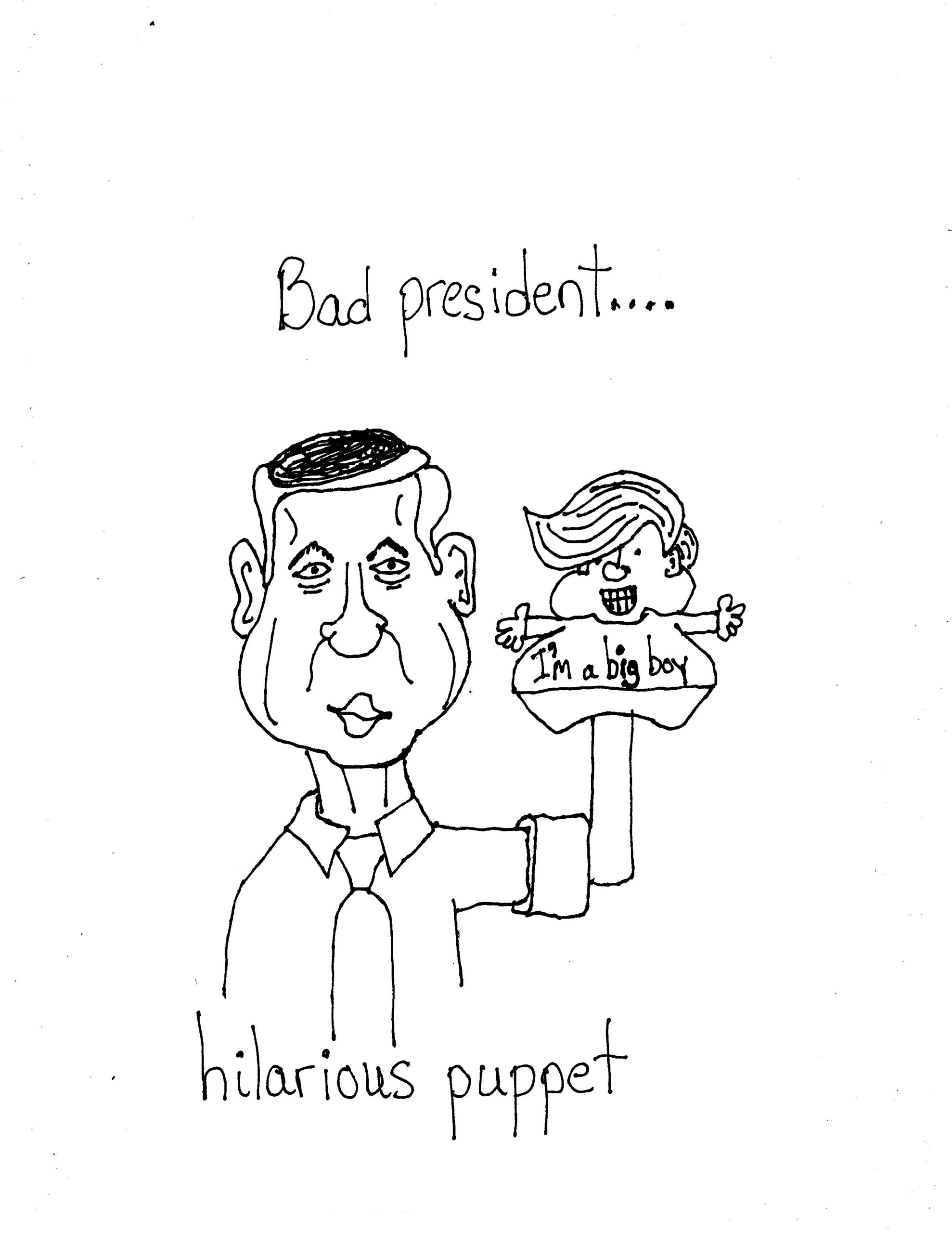 Bad Prez Grate Puppet