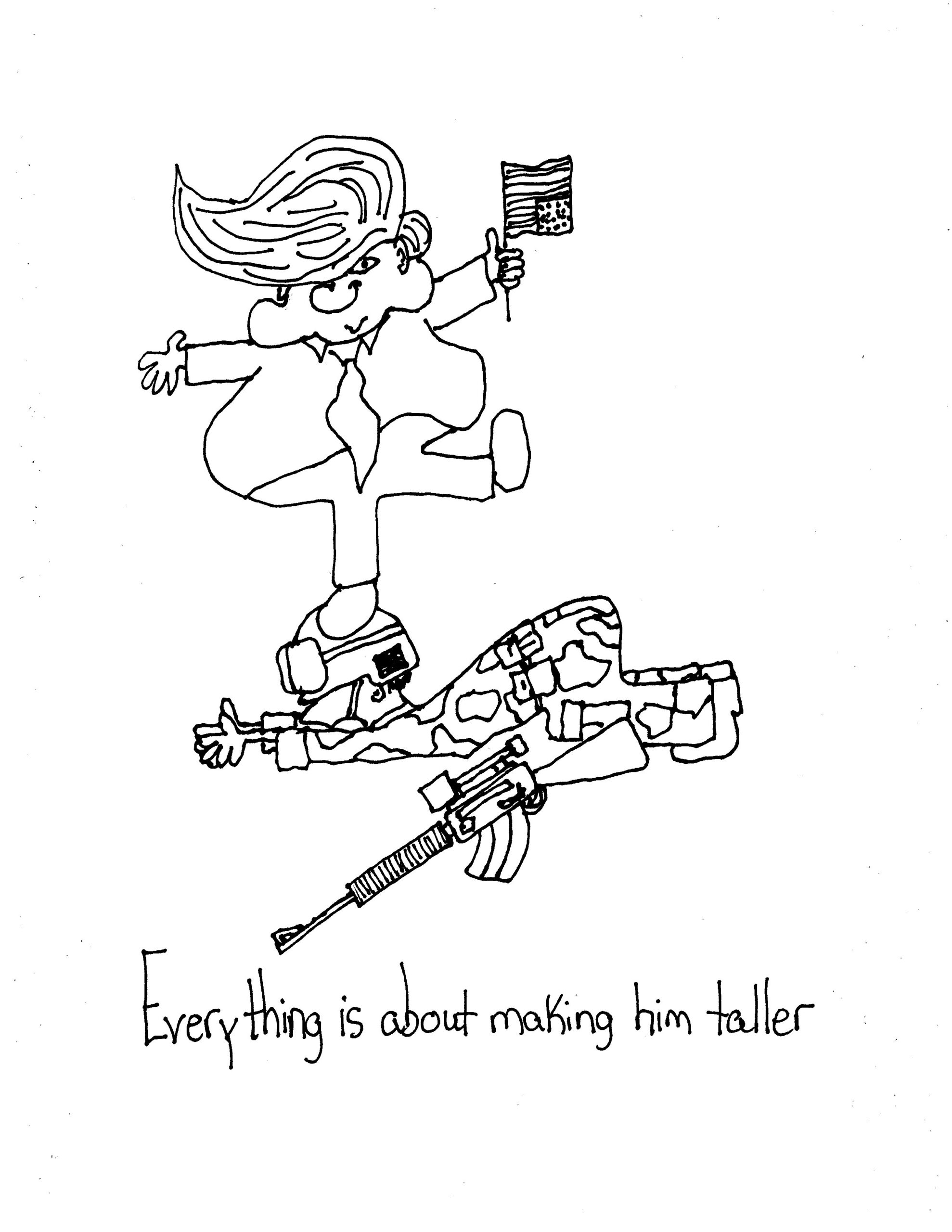 It Is All About Being Taller Than He Is