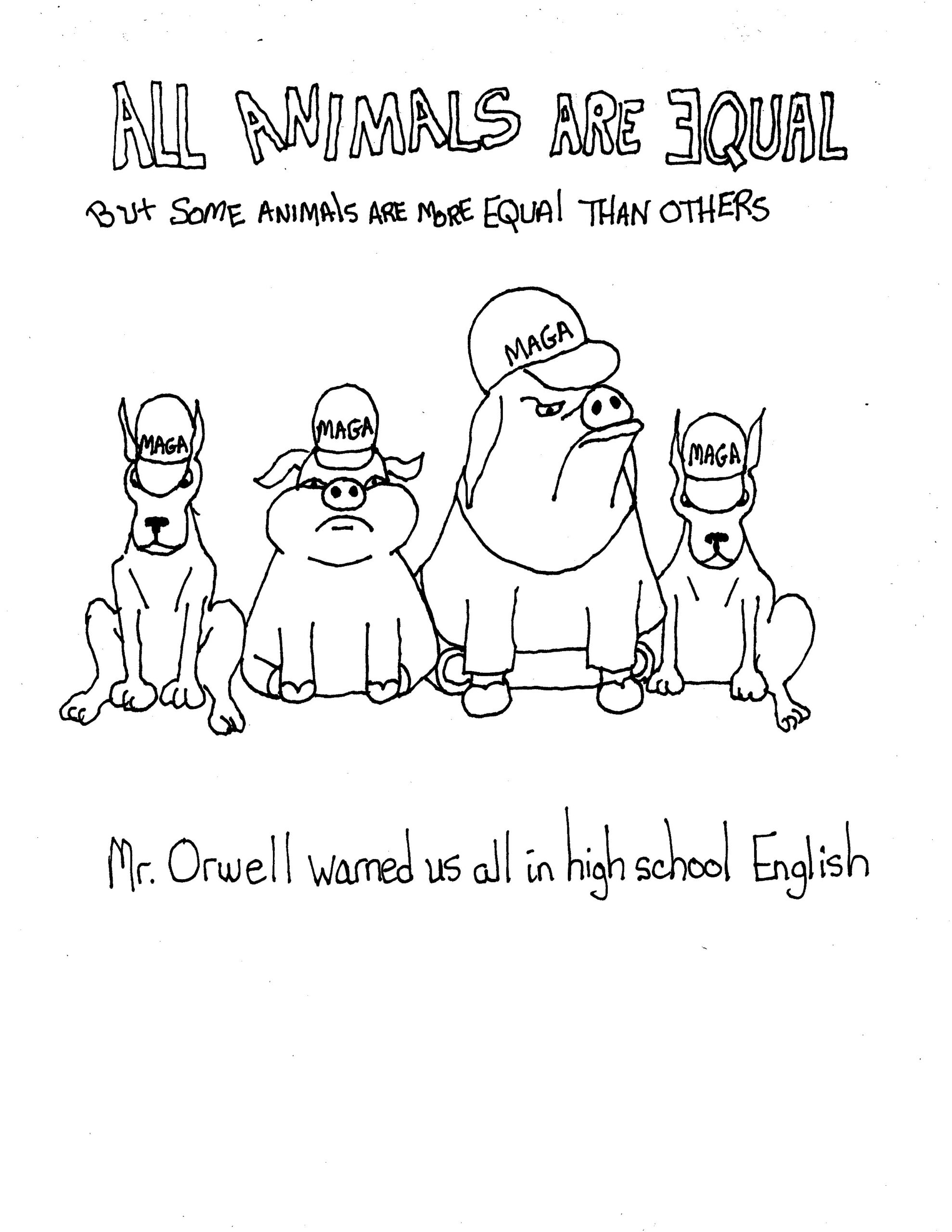 Orwell Did Warn All Of Us That Sour Faul Rt